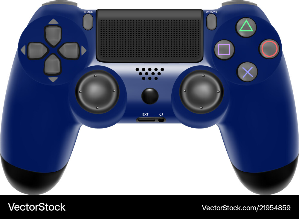 Gamepad for a console gamegame controller isolate Vector Image