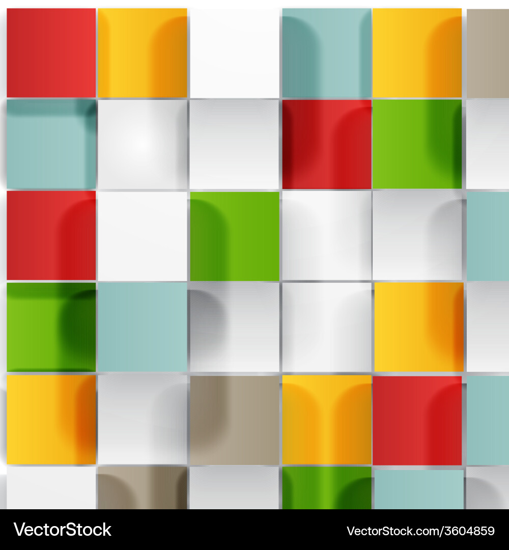 Gray Cube Pattern Vector Image