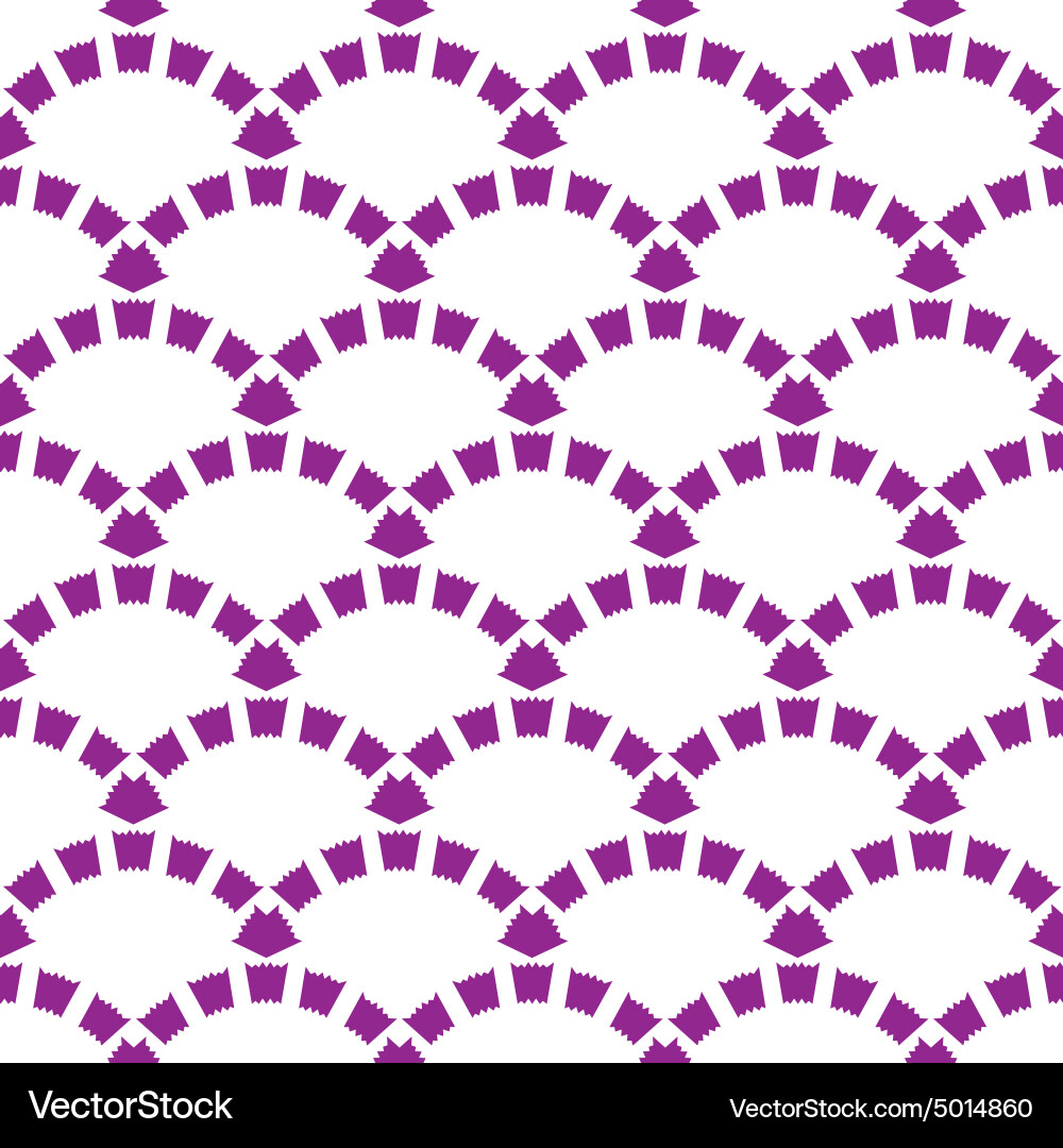 Abstract scalop seamless pattern vector image