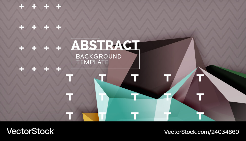 Low poly design 3d triangular shape background Low poly design 3d triangular shape background vector image