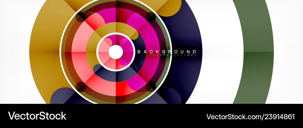 Circular lines design background Vector Image