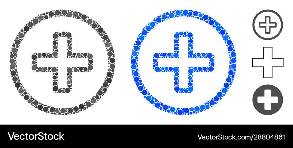 Create mosaic icon spheric items Create mosaic icon spheric items vector image