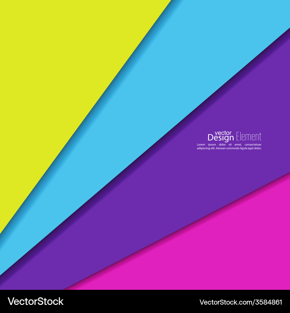 Diagonal Color Blocks Background vector image
