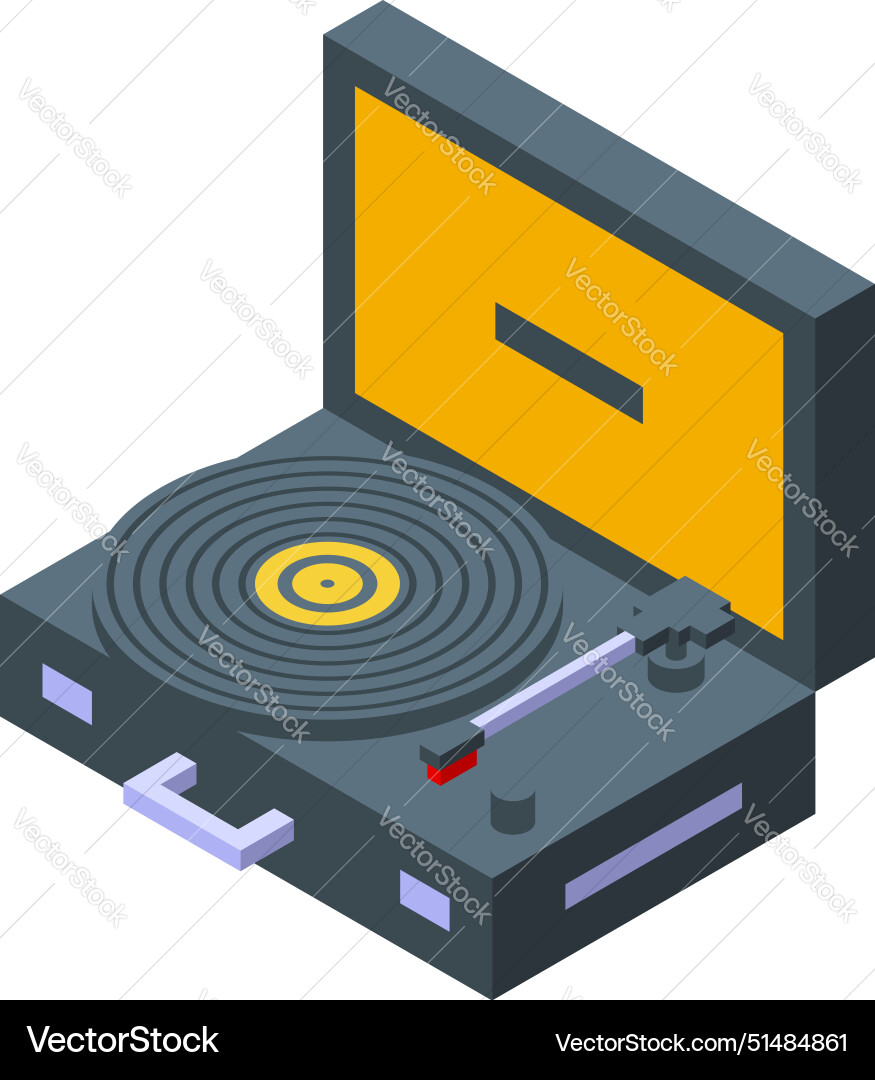Digital of a classic vinyl record Royalty Free Vector Image