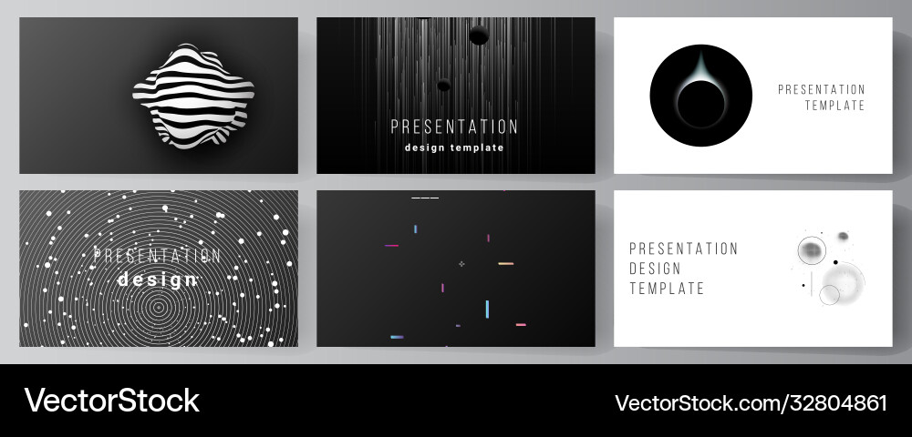 Layout presentation slides design Layout presentation slides design vector image