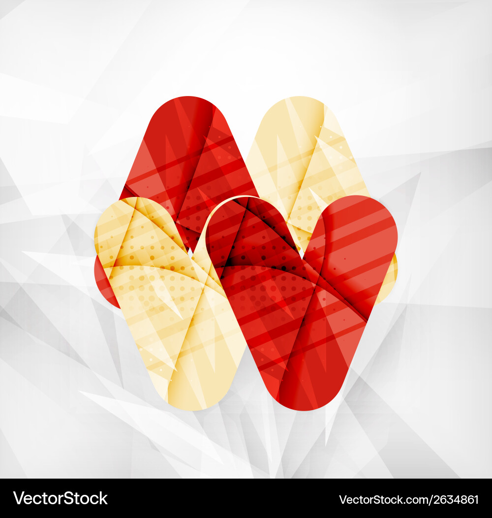 Modern web presentation design layout vector image