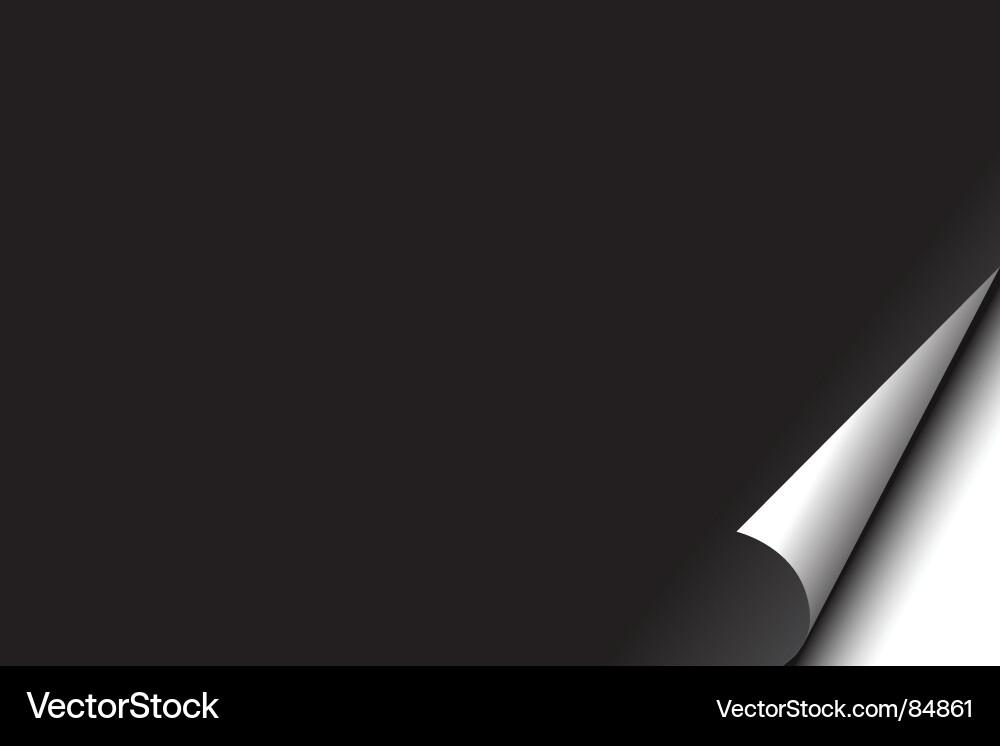 Paper Curl Texture Vector Image