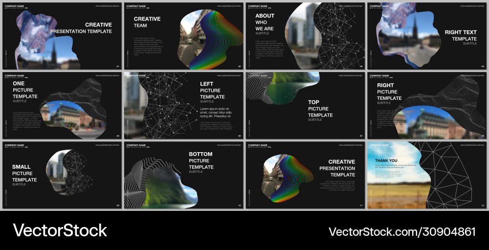 Presentation design templates multipurpose Presentation design templates multipurpose vector image