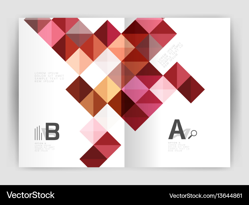 Square minimalistic abstract background Square minimalistic abstract background Vector Image