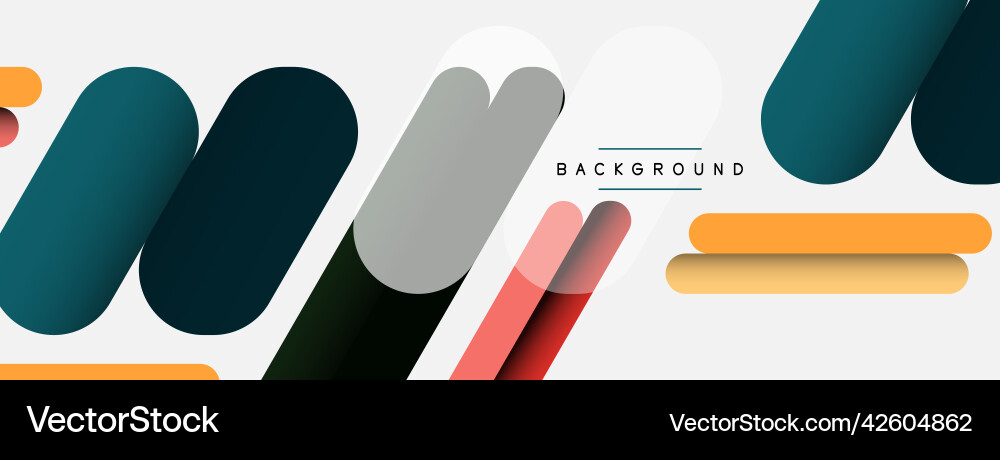 Abstract background round shapes lines Abstract background round shapes lines Vector Image