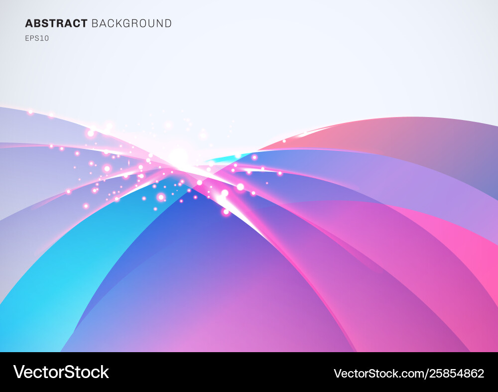 Abstract Light & Curve Background vector image