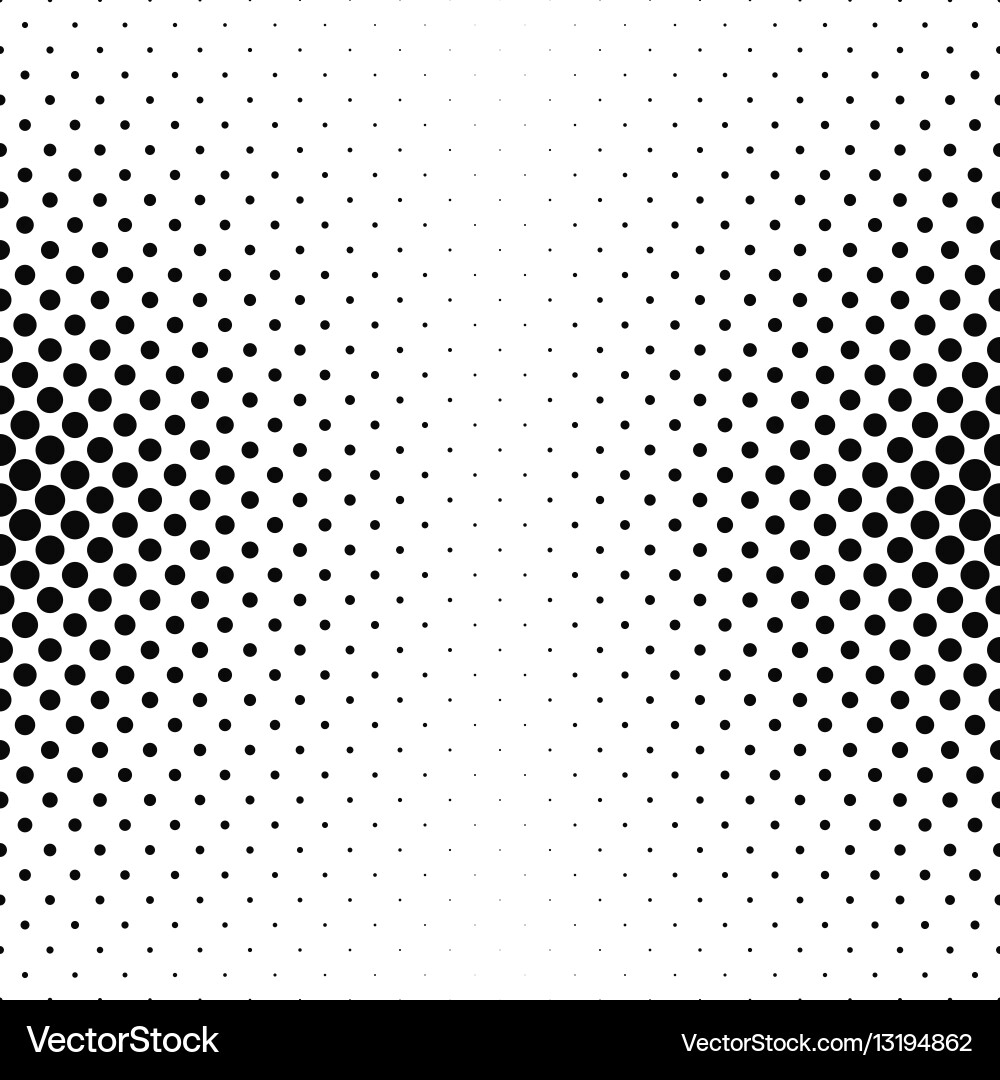 Abstract monochrome circle pattern background Vector Image