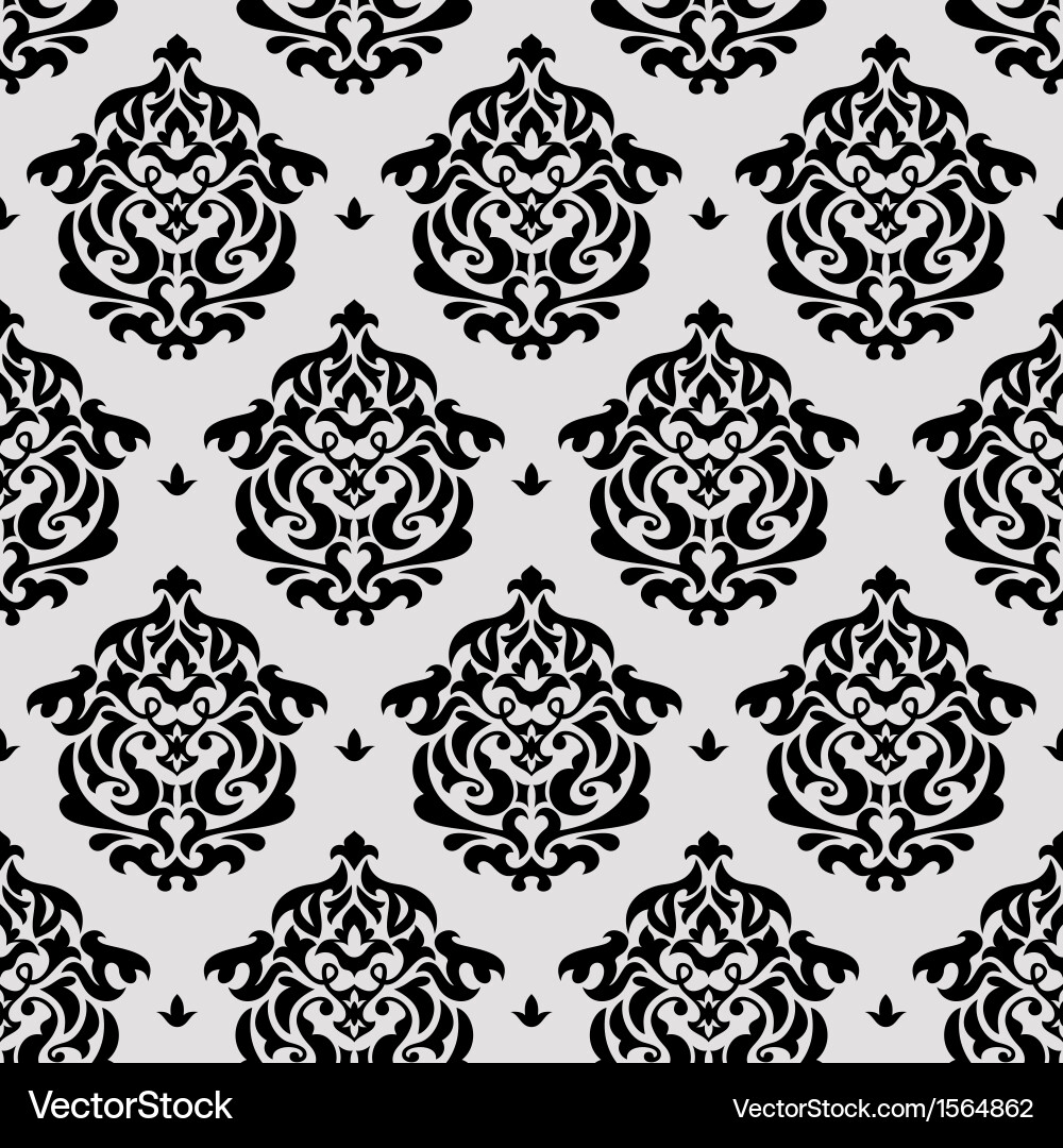 Elegant Damask Pattern Vector Image