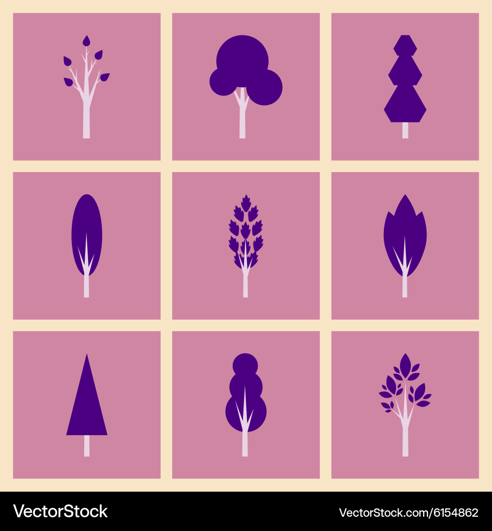 Flat with shadow concept and mobile application Vector Image
