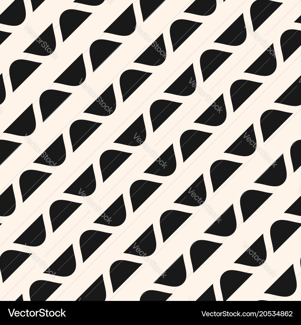 Geometric seamless pattern with diagonal lines vector image