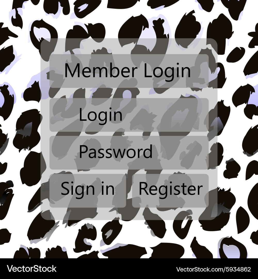 Mobile universal ui kit form interface vector image