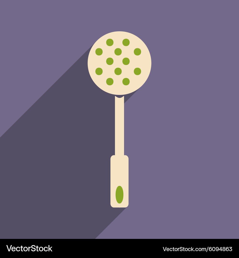 Flat with shadow icon and mobile application Vector Image