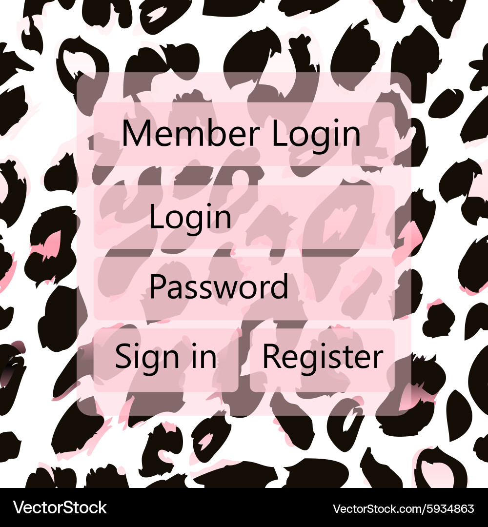 Mobile universal ui kit form interface vector image