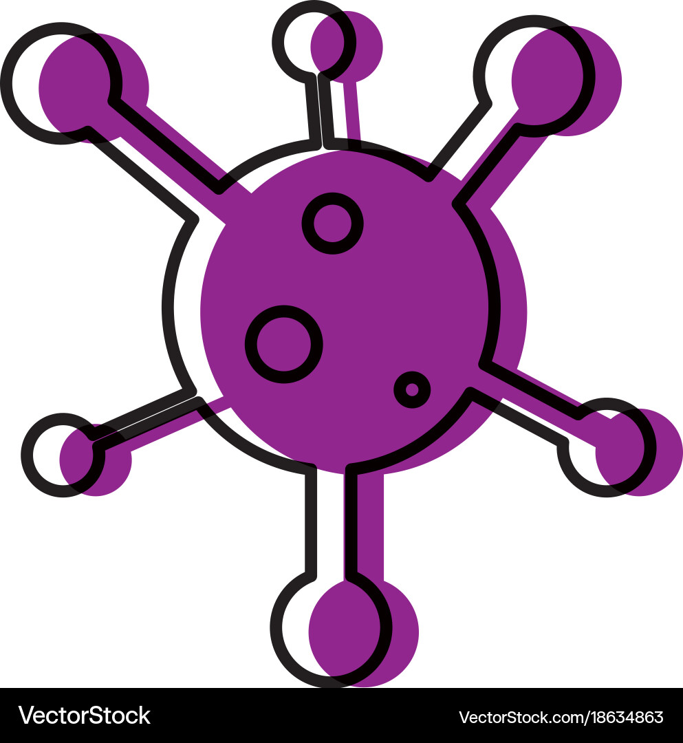 Web digital virus computer technology Vector Image