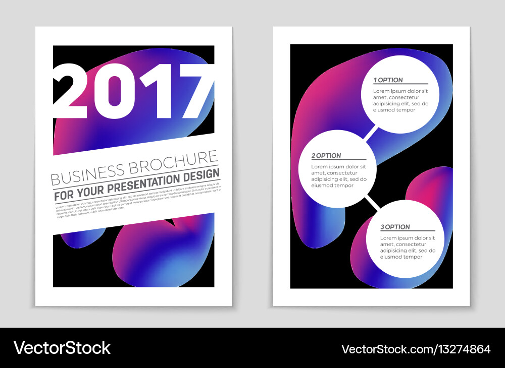 Abstract layout background set for art vector image