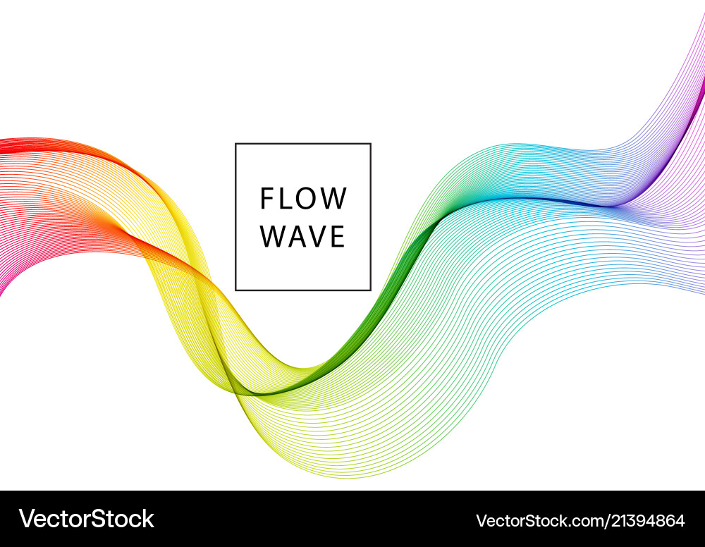 Abstract Wave Spectrum Background vector image