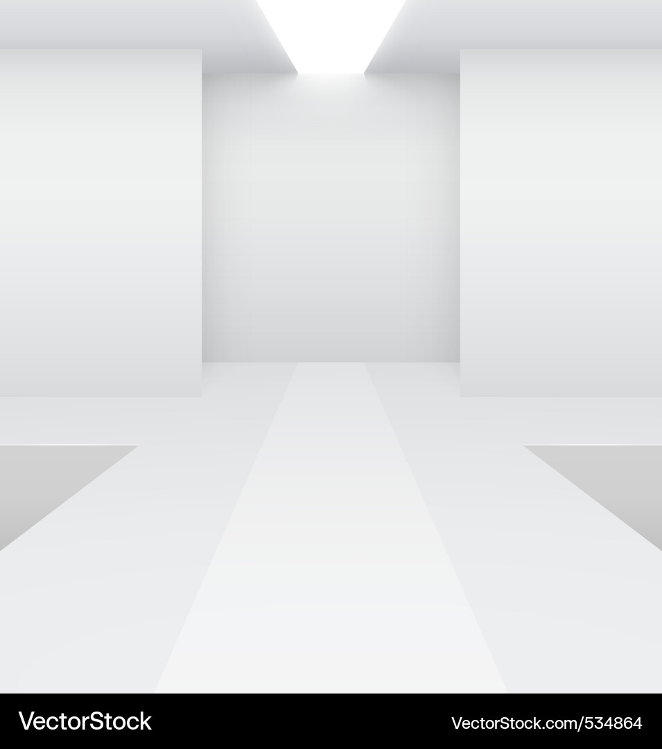 Empty Runway vector image
