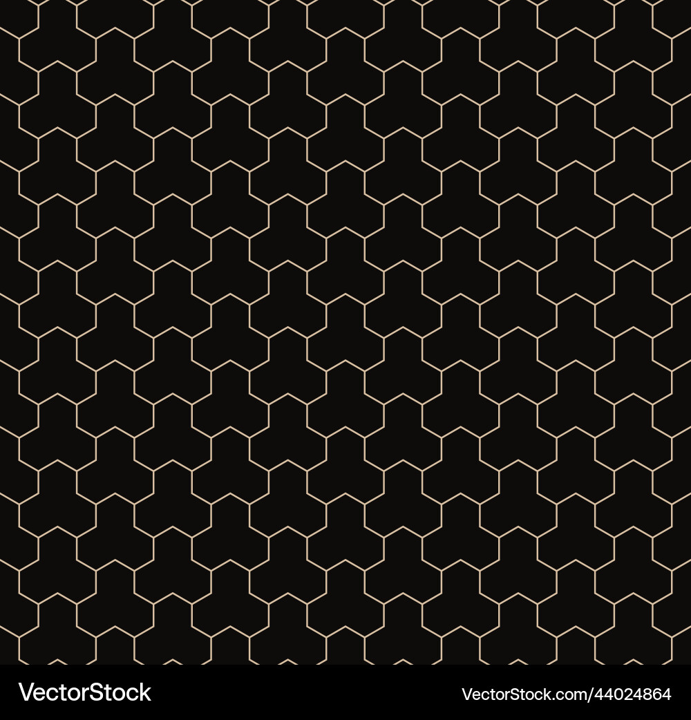 Geometric seamless pattern with lines Vector Image