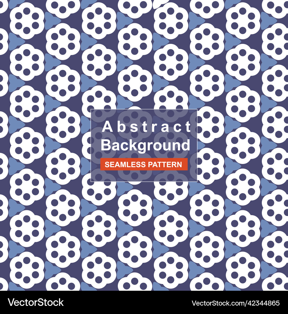 Abstract geometric seamless pattern background Vector Image