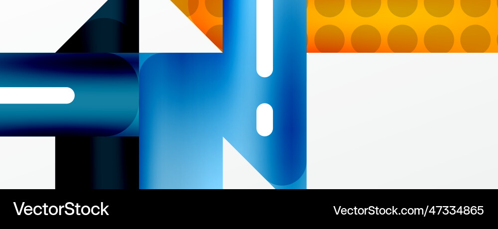 Background color abstract overlapping stripes vector image