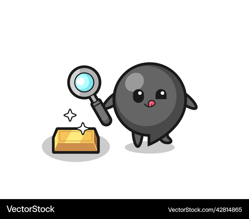 Comma symbol character is checking Vector Image