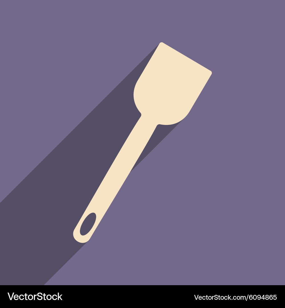 Flat with shadow icon and mobile application Vector Image