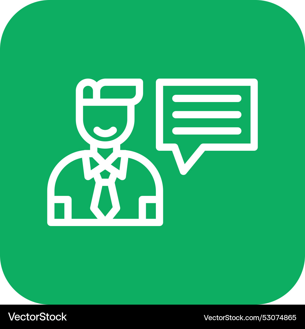 Interview icon design vector image