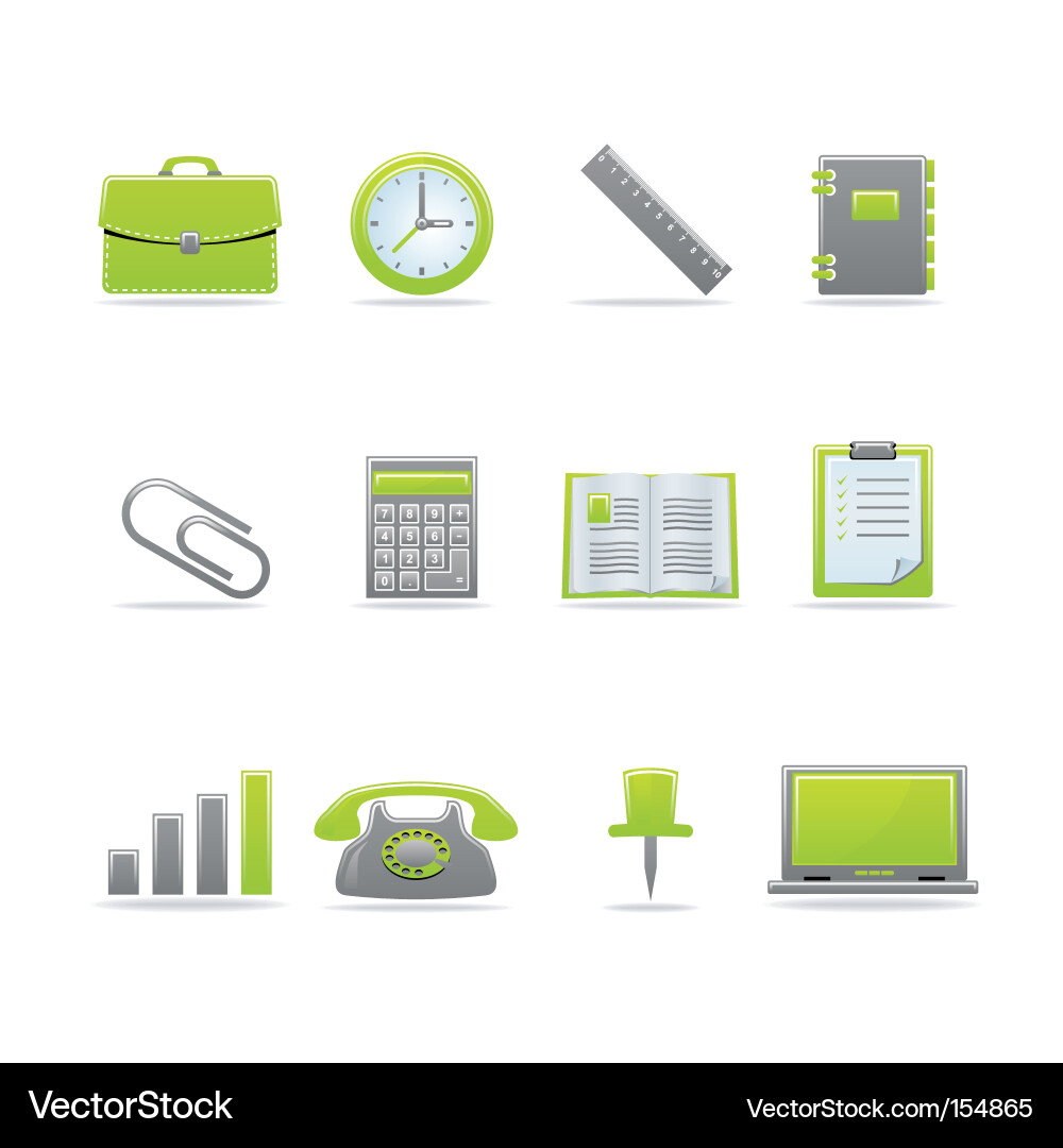 Modern Web Icons Set vector image