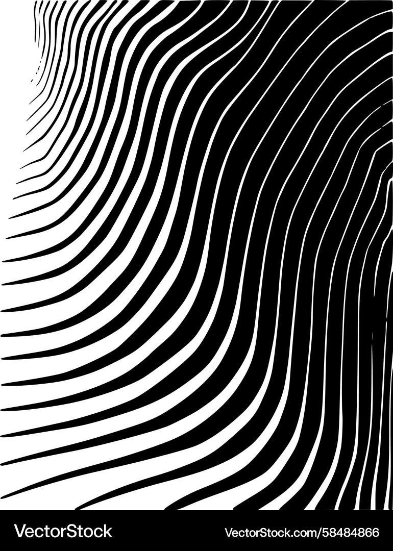 Dynamic Wave Form Vector Image