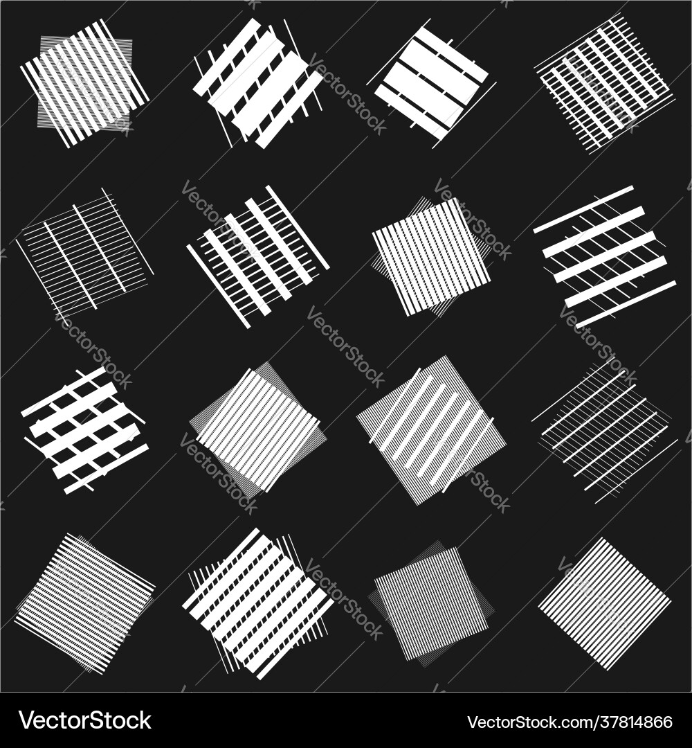 Grid mesh dynamic diagonal oblique lines vector image