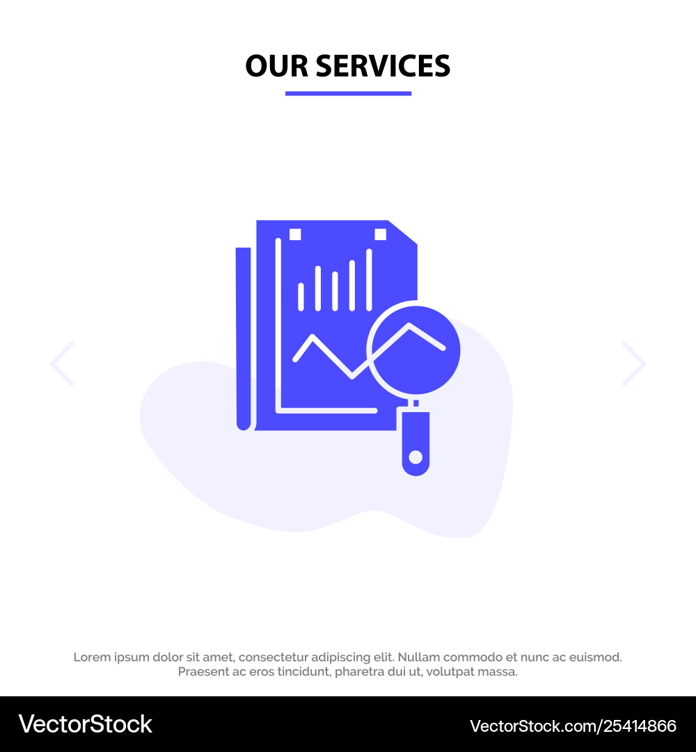 Our services file static search computing solid Our services file static search computing solid Vector Image