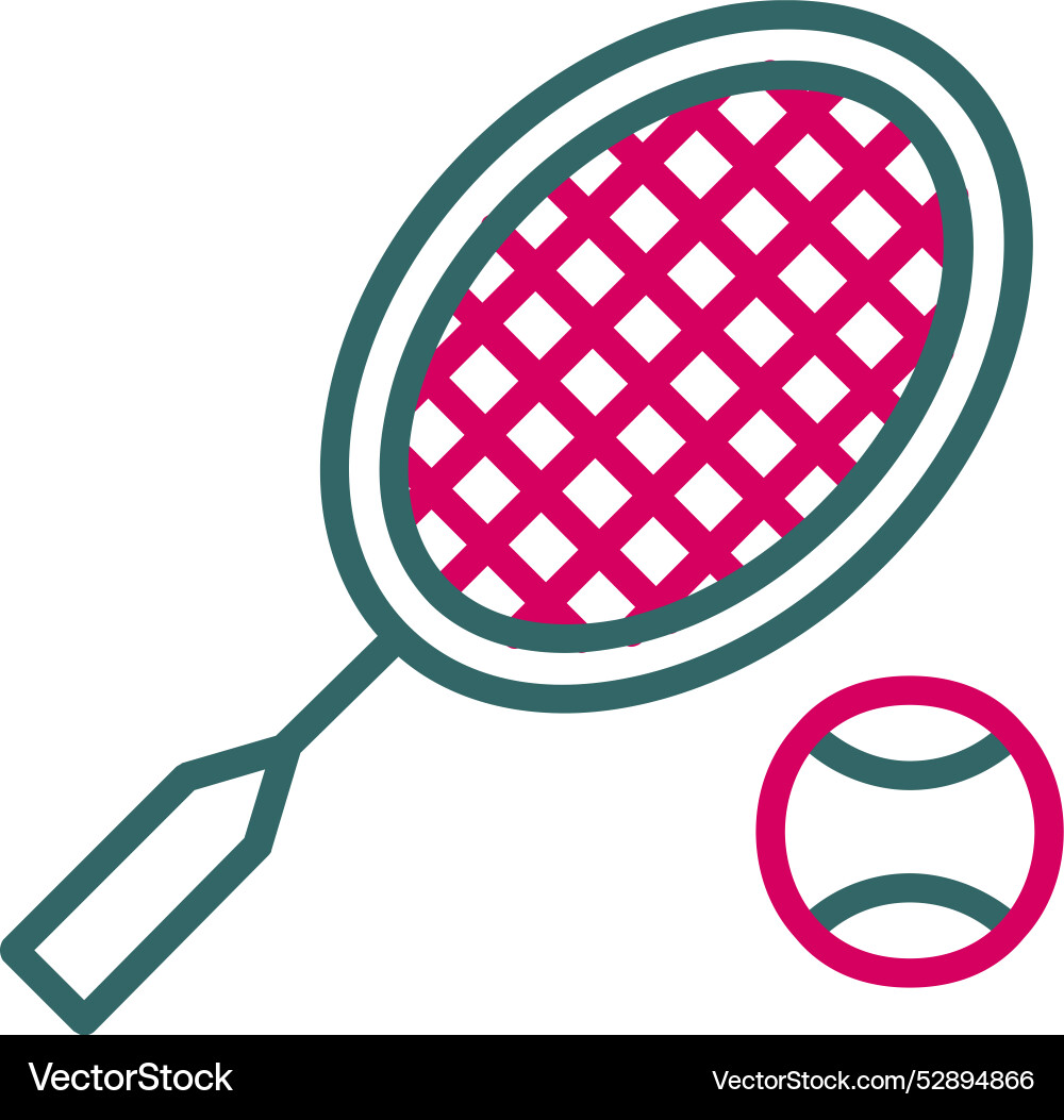 Racket icon design Vector Image
