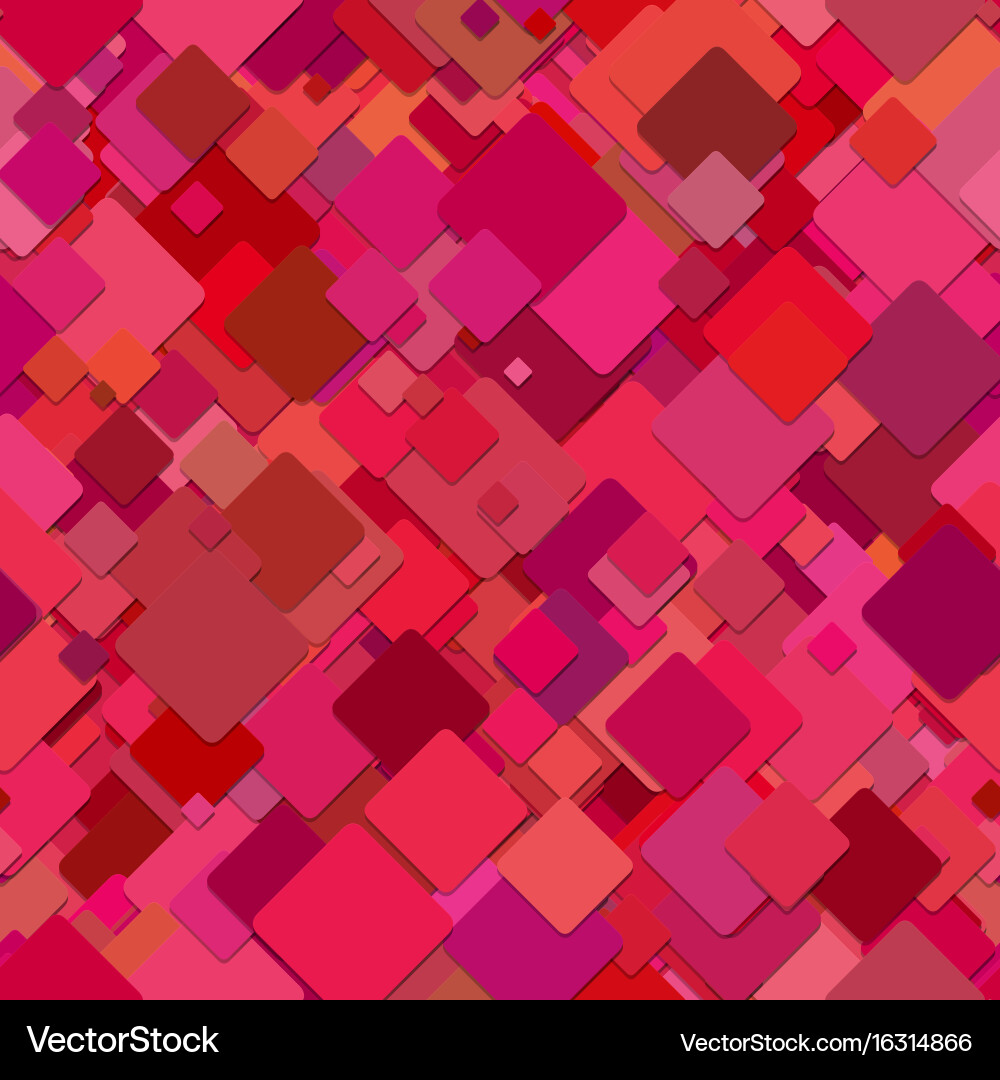 Seamless abstract diagonal square pattern vector image