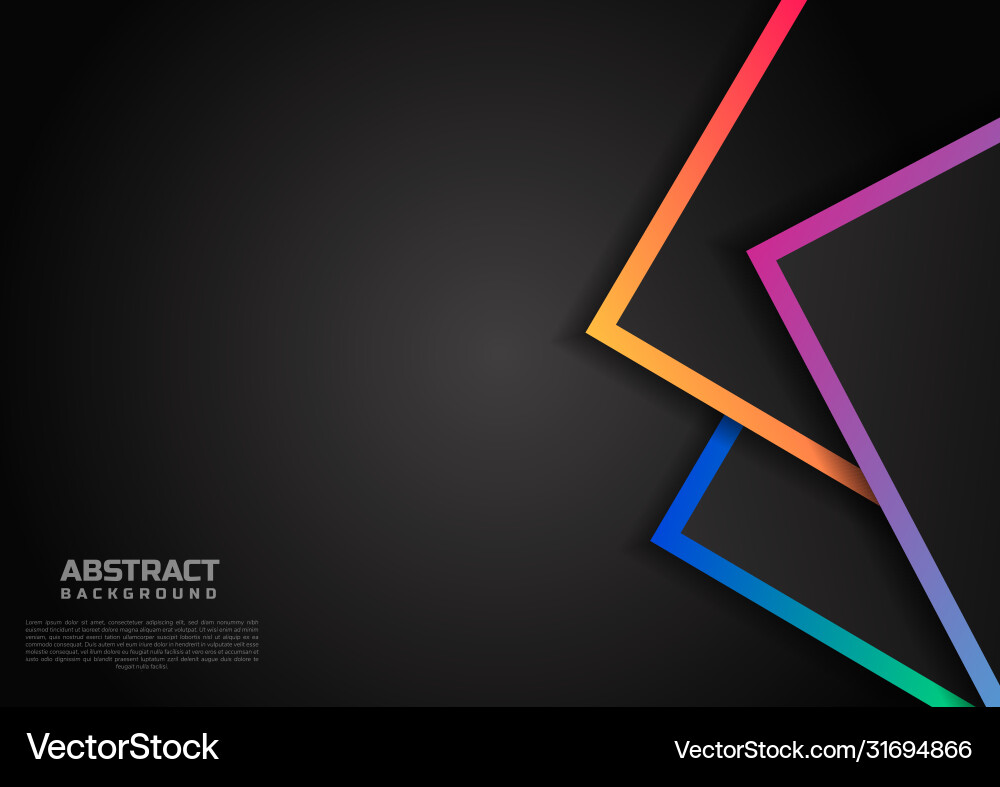 Template geometric overlap with vibrant color Template geometric overlap with vibrant color vector image