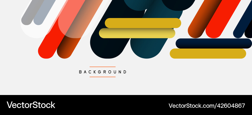 Abstract background round shapes lines Abstract background round shapes lines Vector Image