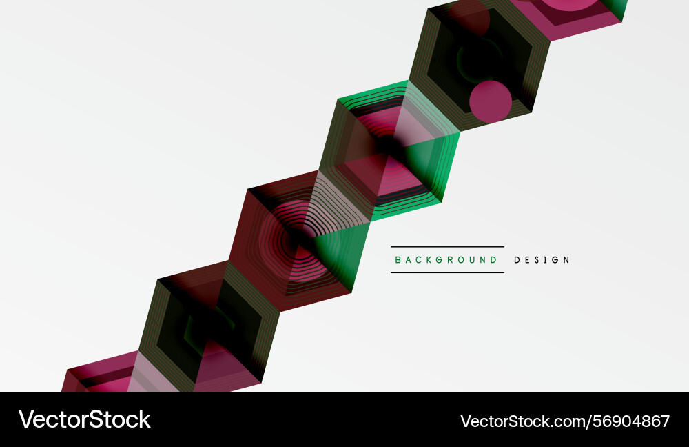 Abstract geometric pattern hexagons lines create Abstract geometric pattern hexagons lines create Vector Image