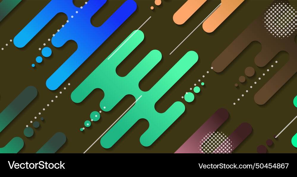 Abstract minimal geometric shape background Vector Image