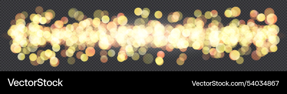 Candle light bokeh transparent pattern Candle light bokeh transparent pattern vector image
