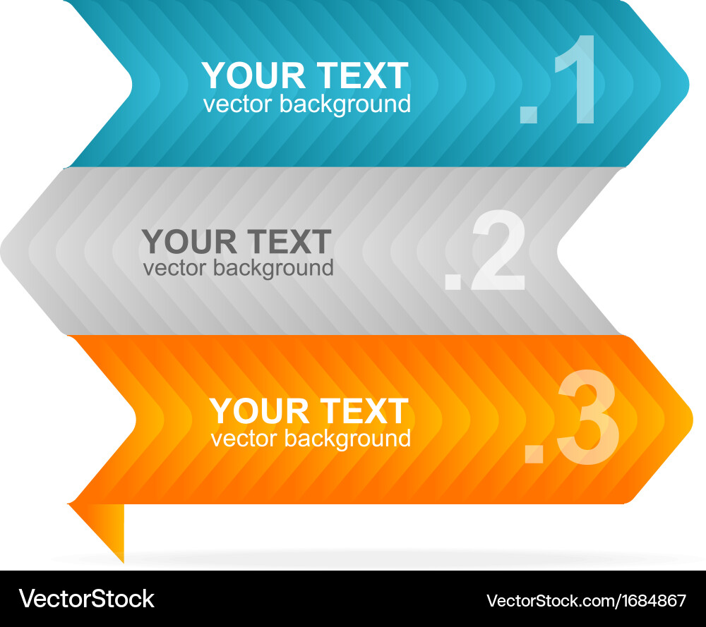Colorful Text Background Elements vector image