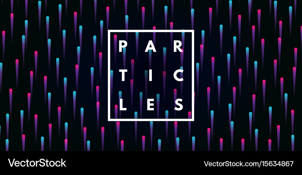 Cosmic Particle Background Vector Image
