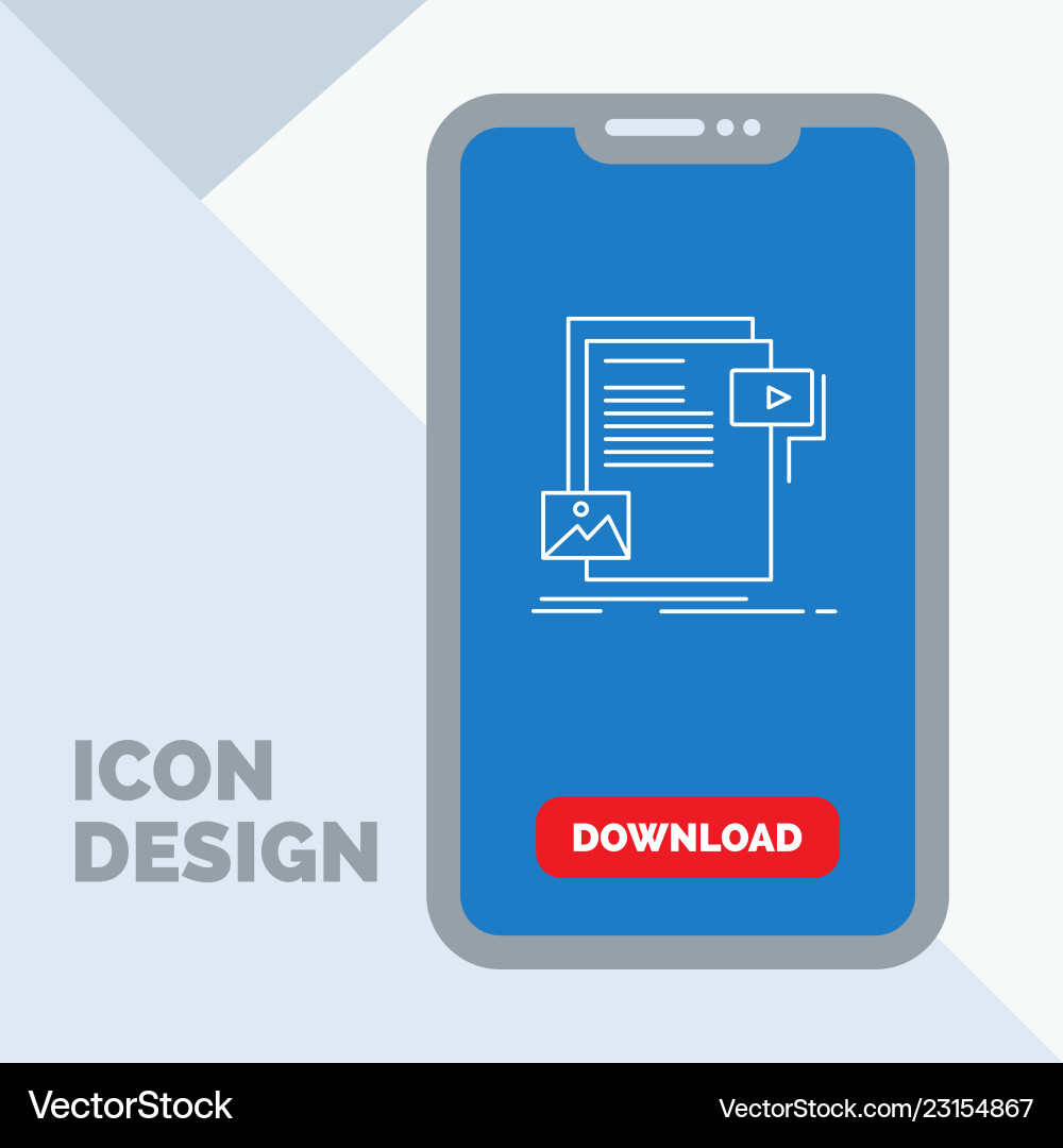 Data document file media website line icon Data document file media website line icon vector image