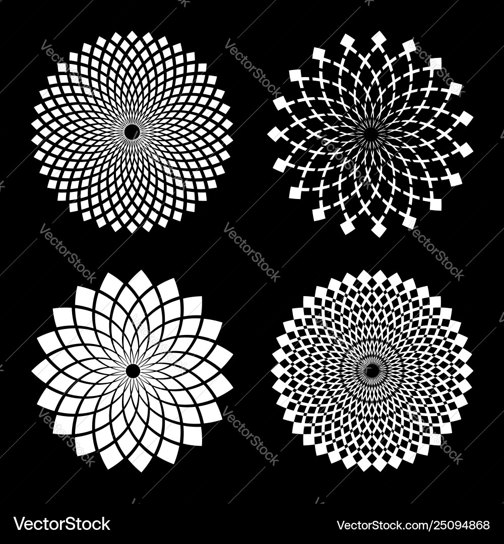 Design elements set vector image
