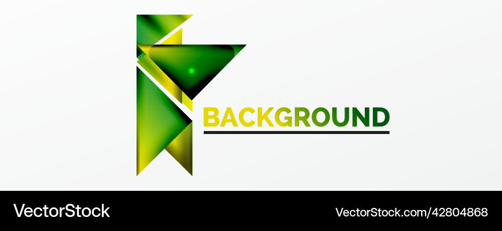 Dynamic 3d geometric abstract background Dynamic 3d geometric abstract background Vector Image