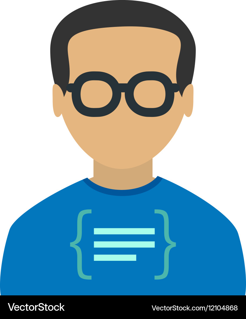Programmer vector image