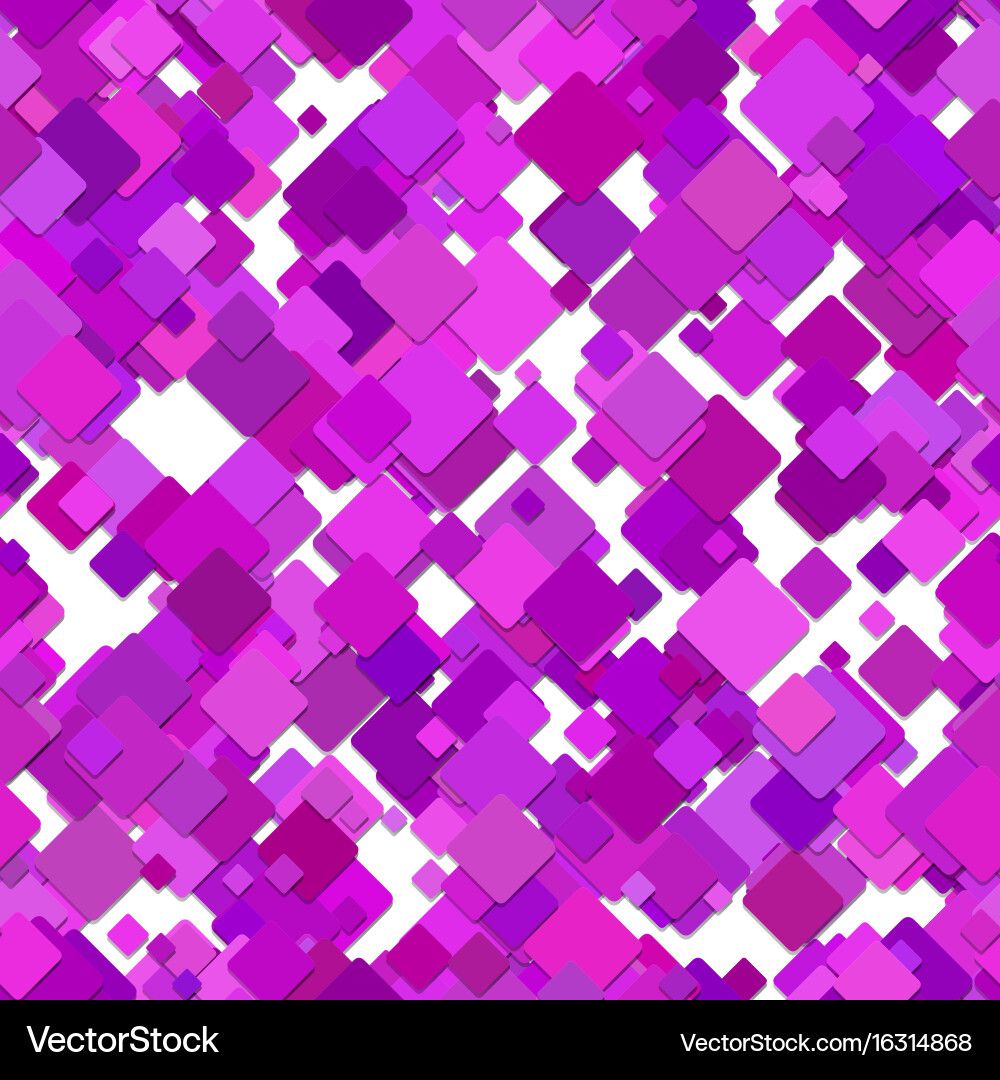 Seamless abstract diagonal square pattern vector image